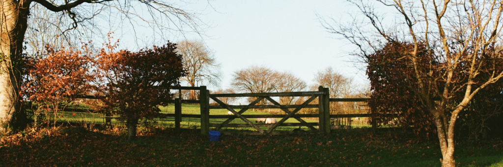 Countryside gate barrier